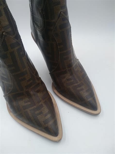 fendi cowboy boots free shipping|genuine fendi boots.